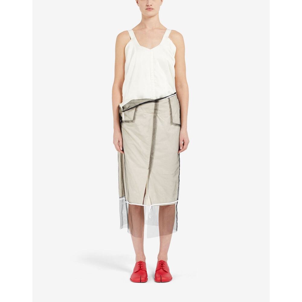 NWT 2022 MAISON MARGIELA PANELED TULLE OVERLAY DRESS $2230 NEW WITH TAGS